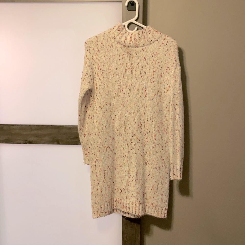 Loft Petite MultiColor Sweater Dress